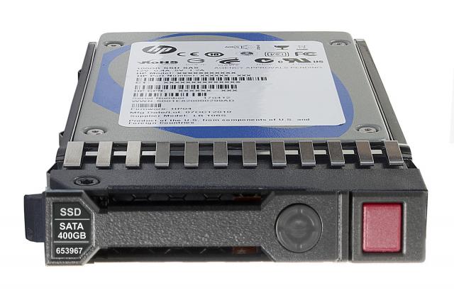 653967-001, купить Жесткий диск HP 400GB 3G SATA MLC 2.5in SC EM SSD ...
