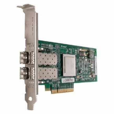 QLE2562-CK, купить Контроллер QLogic 8Gb DP FC HBA, x4 PCIe, LC multi ...