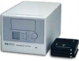 C5677A SureStore DAT24x6i Tape Autoloader, 144Gb, DDS-3, 4 mm, 6 slots, SCSI-2, 5.25` FH