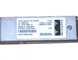 XFP-10GLR-OC192SR= 10GBase-LR XFP, 1310nm, 10km Transceiver