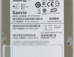 ST973401SS Savvio 10K.1 SFF SAS (73GB/10K/3.0Gbps)
