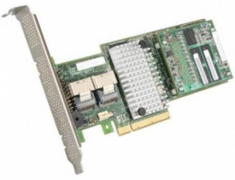 LSI00296 PCI-Ex8, 8-port SAS/SATA 6Gb/s RAID 0/1/5/6/10/50/60, 1Gb