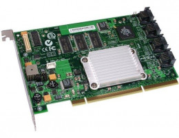 SRCS28X RAID Controller (Stockton) = 64/133MHz PCI-X, 8 port SATA RAID Controller - 80331 IOP @ 250MHz, 128MB embedded memory