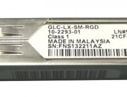 GLC-LX-SM-RGD 1000BASE-LX/LH SFP, 1310nm, 10km Transceiver