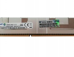 712384-081 32GB, 1866MHz, PC3-14900L-13, DDR3, quad-rank x4, 1.50V, load reduced dual in-line memory module (LRDIMM)