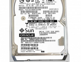 H101860sfsun600G Sun 600Gb 10K SAS 3.5" HDD