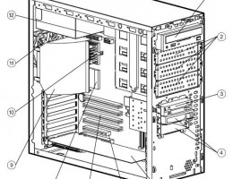 159547-B22 ProLiant ML330/ML350 Internal to External SCSI Cable Option Kit