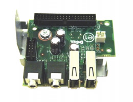 0XW055 Optiplex 755 760 780 745 Front I/O Audio USB Board