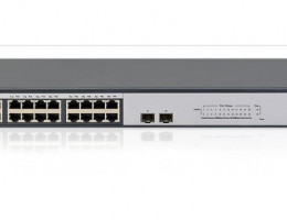 JH017-61001 1420-24G-2SFP Switch (24 ports 10/100/1000 + 2 SFP 100/1000, unmanaged, fanless, 19")