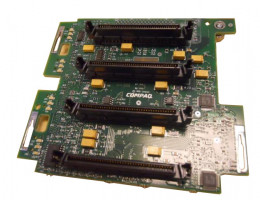 387090-001 4-Slot SCSI drive simplex backplane board, connects to the back of the Wide Ultra2 drive cage
