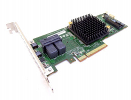 ASR-7805 6Gb/s SAS/SATA SGL PCI-E v3 x8, 8port (int 4*SFF8643) 1Gb