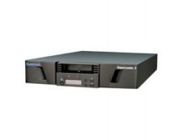 EC-L2EAA-YF SuperLoader 3, one LTO-4 tape drive, 16 slots, LVD SCSI, rackmount, barcode reader