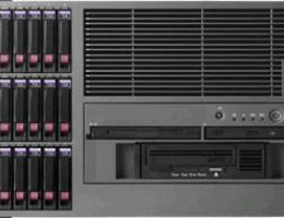 430054-421 ProLiant ML570R04 X3.2-8M Dual Core SAS Rack 6U (2xXeon 7130M 8MB/4x1Gb/ 2x1000NIC/RAID(P400wBBWC512)/noSFFHdd(18)/DVD-CDRW,noFDD/2xRPS/ 2xFan/iLO2std)