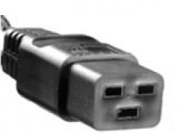 E7808A 240 V power cord, 4.5 m long with C19 to IEC 309