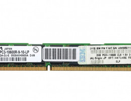 43X5050 2GB PC3-10600 DDR3-1333 2Rx8 ECC Registered RDIMM