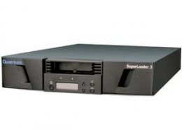 EC-L28AC-YF SuperLoader 3, one LTO-3 tape drive, 16 slots, 2Gbit native FC, rackmount, barcode reader