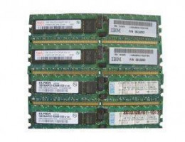39M5808 DDR2 SDRAM RDIMM 2GB Kit (2x1GB), PC2-3200 (400MHz), ECC, CL3, x226x236x336