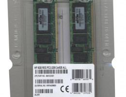 348106-B21 8GB 400MHz DDR2 PC3200 (Dual Rank) REG ECC SDRAM DIMM (2x4GB Interleaved)